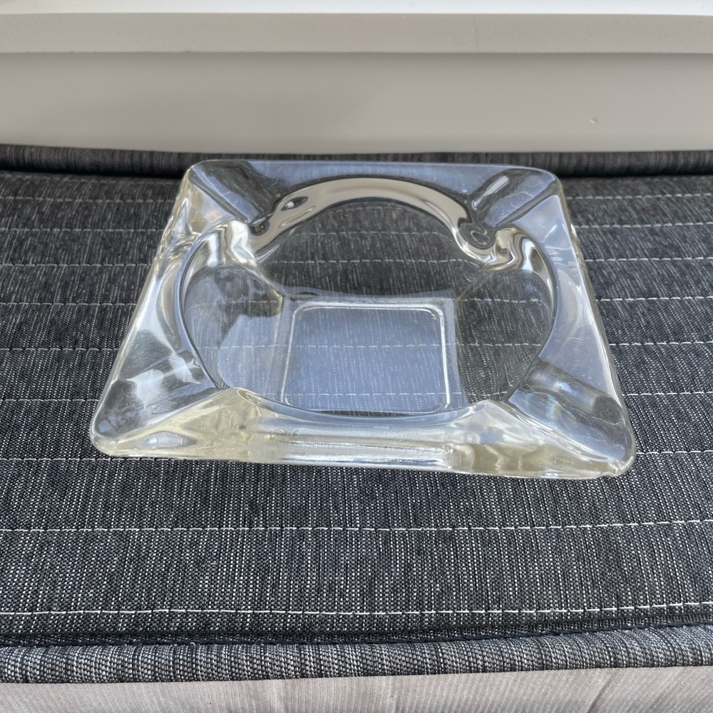 Vintage Glass Ashtray
